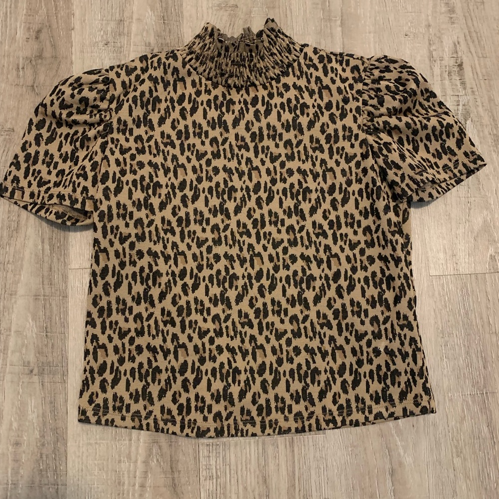 Cheetah Zara blouse